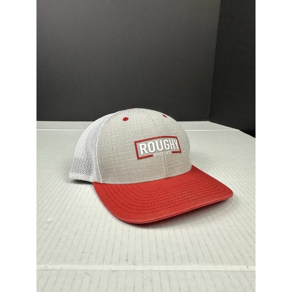 Hooey Other - Hooey Roughy Hat Cap Mens Snap Back Red/Gray Mesh Trucker Embroidered Logo